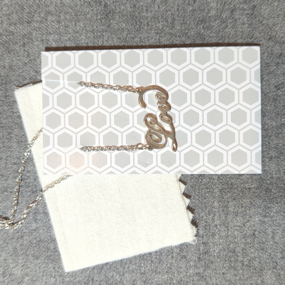 "Love" Sterling silver necklace by Heartstrings 18" length